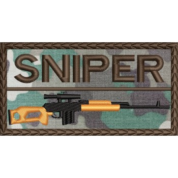 EMBLEMA SNIPER COMBAT 